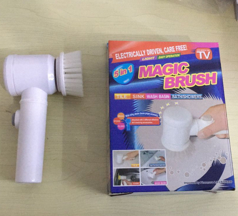 Electric Spin Cleaning Brush 5 In 1 Power Scrubber for Bathroom & Kitchen