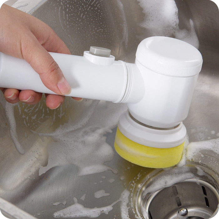 Electric Spin Cleaning Brush 5 In 1 Power Scrubber for Bathroom & Kitchen