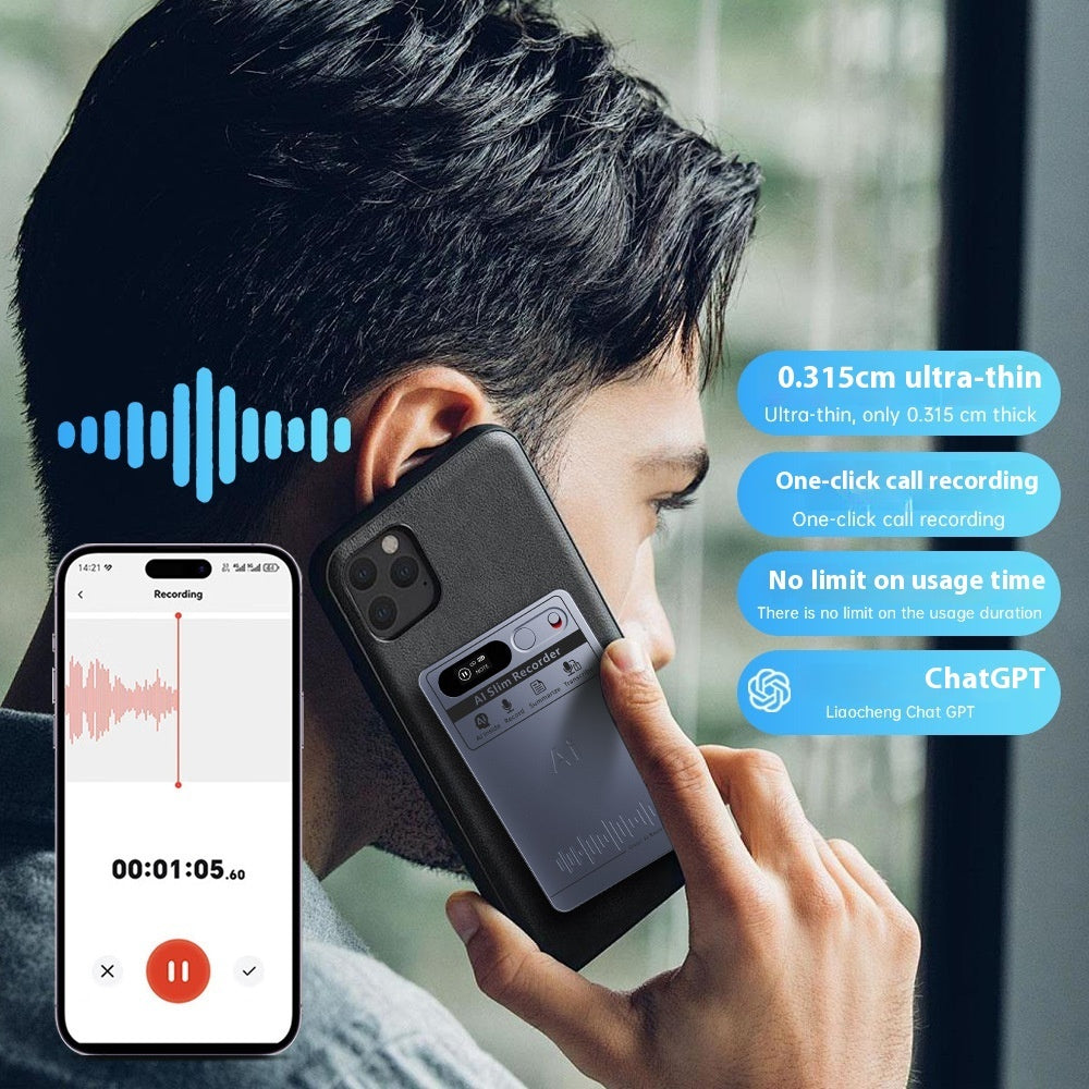 Smart Voice Recorder with App Transcription | AI Noise Reduction & Meeting Notes Tool