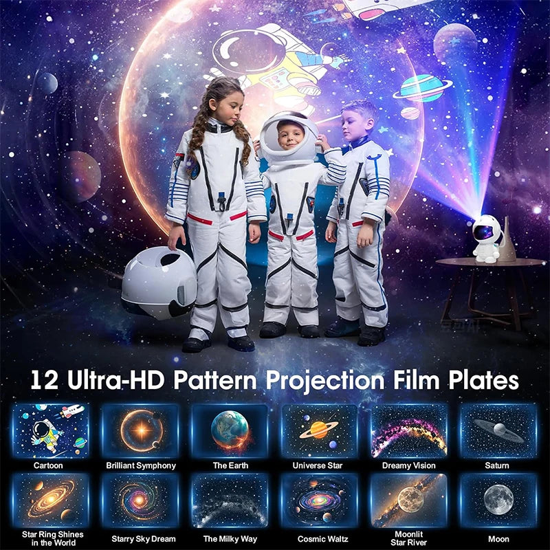 Astronaut Planetarium Projector - Turn Your Room Into a Relaxing Starry Night