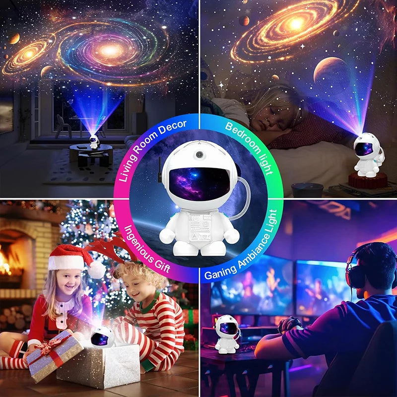 Astronaut Planetarium Projector - Turn Your Room Into a Relaxing Starry Night