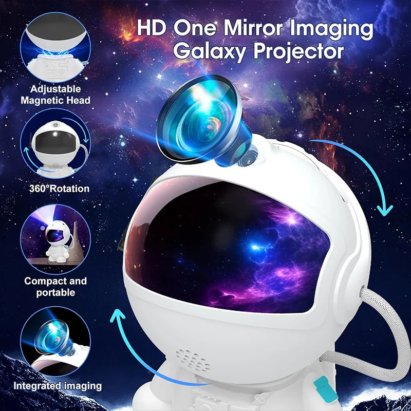 Astronaut Planetarium Projector - Turn Your Room Into a Relaxing Starry Night